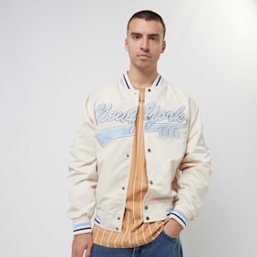 Karl Kani Varsity Bowling Jacket beż