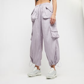 Sixth June Textured Parachute Pants fioletowy
