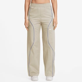 Nike   Sportswear Street High-Waisted Woven Pants beige