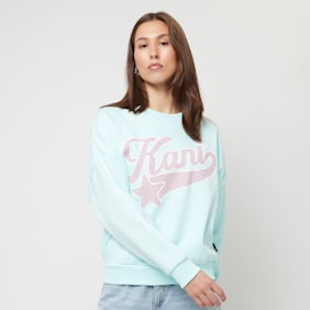 Karl Kani Woven Signature Star Logo Crew niebieski
