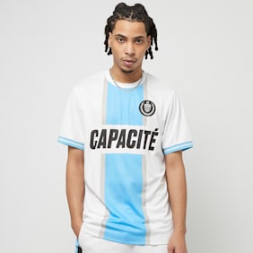 Capacité Striped Jersey blanc