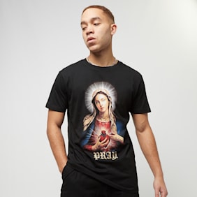 Mister Tee Praying Mary Tee zwart
