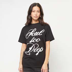 Karl Kani Woven Signature Oversized Print Tee zwart