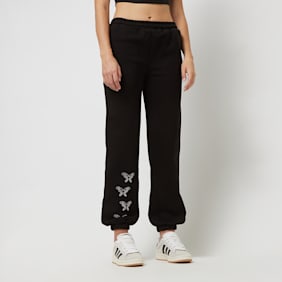 Felicious Regular Sweatpants Rhinestones czarny