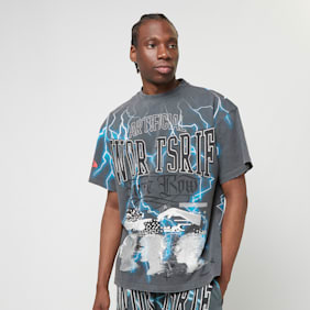 First Row Premium Tee W/Rhinestone gris