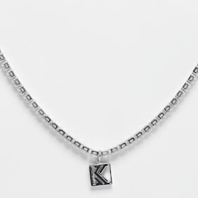 Karl Kani OG01 Diamond Tennis Necklace srebrny