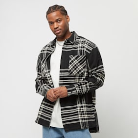 Urban Classics Long Oversized Checked Summit Shirt noir