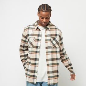 Urban Classics Checked Mountain Shirt beige