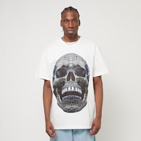 Forgotten Faces Diamond Skull Oversize Tee blanc