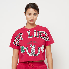 First Row Get Lucky Tee czerwony