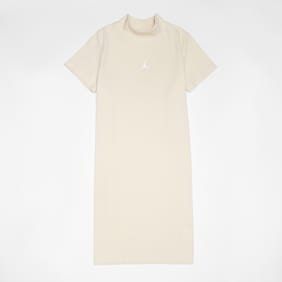 Jordan Jumpman Ribbed Taping Dress beige