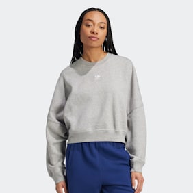adidas Originals Essential Crew Fleece szary