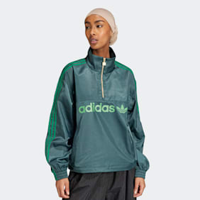adidas Originals Woven Windbreaker vert