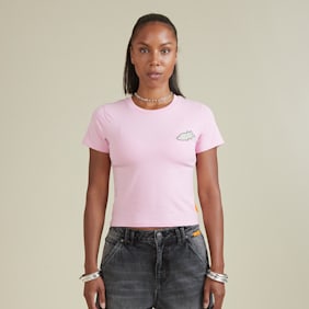 SNIPES S Star Baby Tee różowy