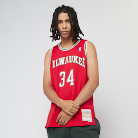 Mitchell & Ness Giannis Antetokounmpo NBA Milwaukee Bucks 2014/15 Swingman Jersey rood