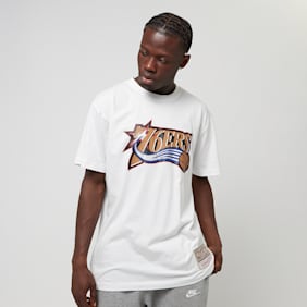Mitchell & Ness Team Logo Tee Philadelphia 76ers wit