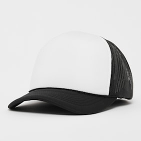 Flexfit Foam Trucker Cap Curved Visor czarny