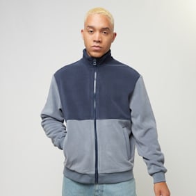 Urban Classics Colour Block Polar Fleece Jacket bleu
