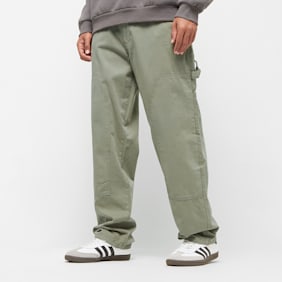 Urban Classics Twill Double Knee Pants verde