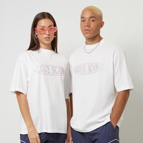 Love Scars Glitter Logo Tee weiß