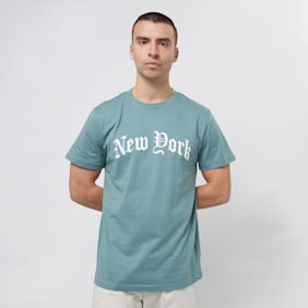 Mister Tee New York Wording Tee blauw