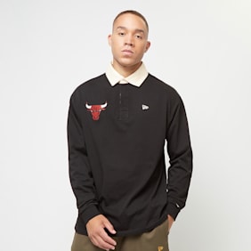 New Era NBA Rugby Shirt noir