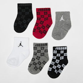 Jordan 6 PACK - Monogram Socks multicolor