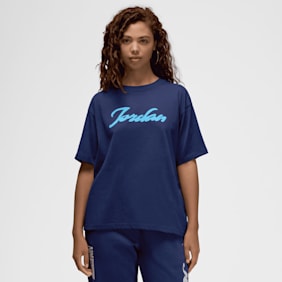 Jordan Flocked Holiday T-Shirt blauw