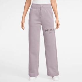 Nike   Sportswear Phoenix Fleece High-Rise Logo Wide Pants violeta
