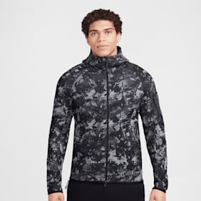 Nike   Tech Fleece Woven Windrunner Full Zip Jacket noir