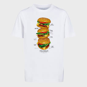 Mister Tee - Kids Triple Burger Tee blanc