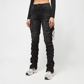 Smoke Rise Washed High Rise Boot noir