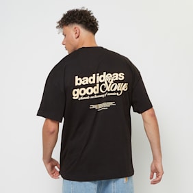 Another Cotton Lab Bad Ideas Good Storys Oversize T-Shirt noir