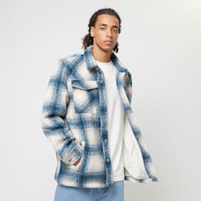 Smoke Rise Plaid Flannel Overshirt bleu