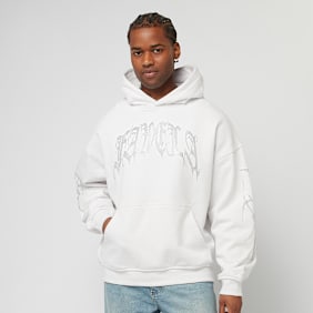 FAVELA Ribcage Rhinestone Hoodie blanc