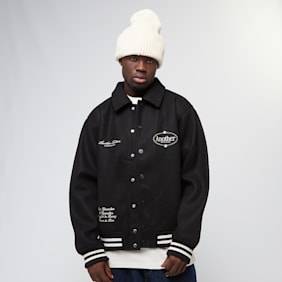 Another Cotton Lab Another Varsity College Jacket noir