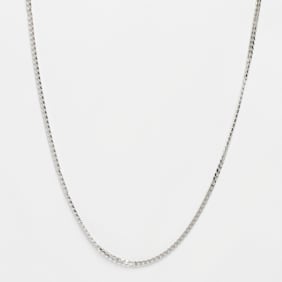 fainz Tiny Cuban Chain argento