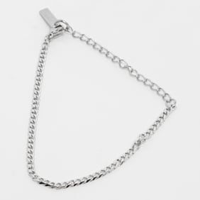 fainz Tiny Cuban Bracelet argento