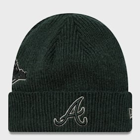 New Era Beanie WS Patch MLB Atlanta Braves grün