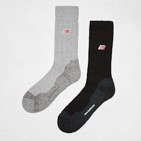 New Balance 2 PACK - Low Gauge Crew Socks grau