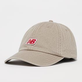 New Balance 6 Panel NB Patch Logo Hat beż