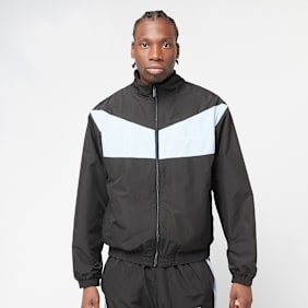 Karl Kani SIGNATURE TRACKJACKET black/light blue preto