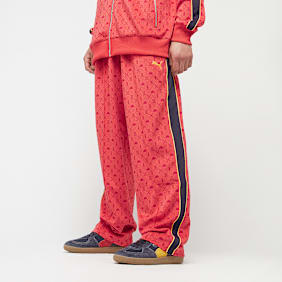 PUMA T7 Road To Unity All Over Print Relaxed Straight Tracküants DK rouge