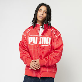 PUMA Archive Seasonal Relaxed Racer Jacket rood
