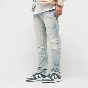 Smoke Rise Wave Effect Jeans azul