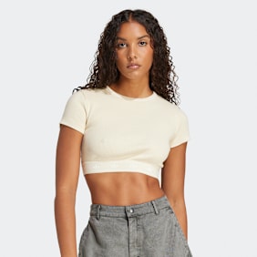 adidas Originals Rib Top bege