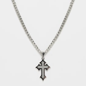 fainz Frozen Cross Chain srebrny