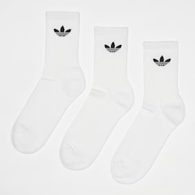 adidas Originals adicolor Trefoil Crew Socks (3 Pack) blanco
