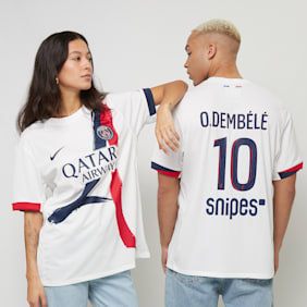 Nike   Dembélé / No. 10 / PSG Nike Away Stadium 2024/25  bianco