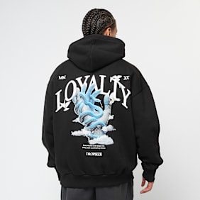 DropSize Heavy Oversize Horizon Hoodie noir